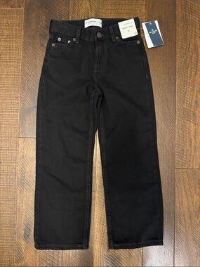 Abercrombie and Fitch Kids Girl’s Baggy Jeans in Black